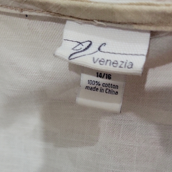 Venezia Cream Cotton Jacket - Picture 6 of 6